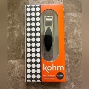 Kohm Extra Wide Jaw Toe Nail Clippers Professional WHS 540L